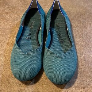 Rothy's Emerald Knit Loafers